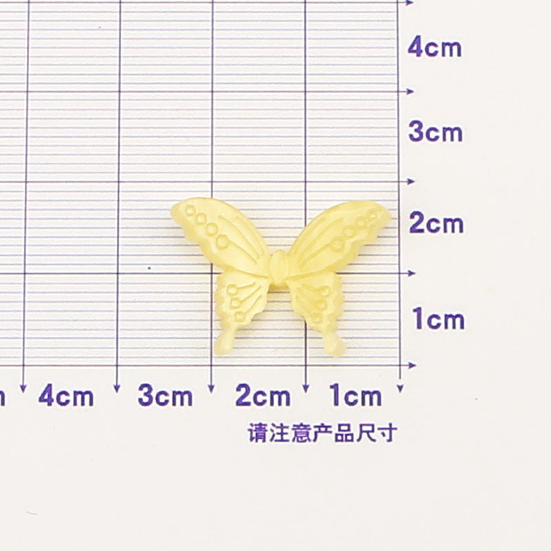 Caja de teléfono de pegamento para la crema de resina de color mariposa de color al por mayor